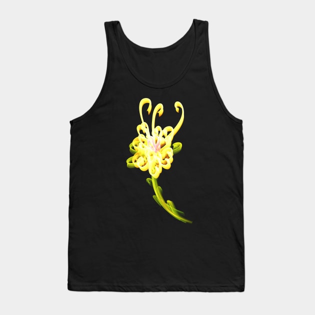 Abstract Flower Tank Top by Danion